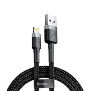 Baseus Cafule 1M Nylon Braided Cable USB To Lightning QC3.0 2.4A  -CALKLF-BG1
