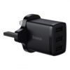 Baseus Compact 17W 3U Charger UK Black – CCXJ020301