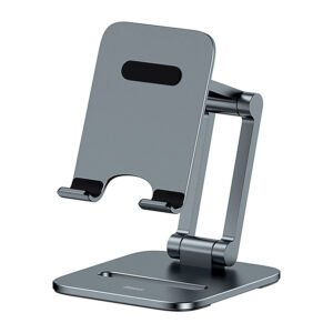Baseus Phones Desktop Biaxial Foldable Metal Stand Grey-LUSZ000013