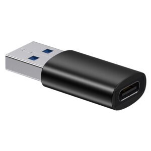 Baseus USB to Type-C Ingenuity Series Mini OTG Adaptor 3.1 Black – ZJJQ000101
