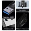 Baseus USB to Type-C Ingenuity Series Mini OTG Adaptor 3.1 Black – ZJJQ000101 - Image 4