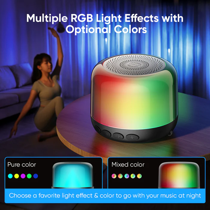 Joyroom ML03 Transparent RGB Wireless Speaker 5