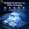 JOYROOM 10000mAh 22.5W Fast Charging Power Bank with LCD display- JR-QP191 - Image 2