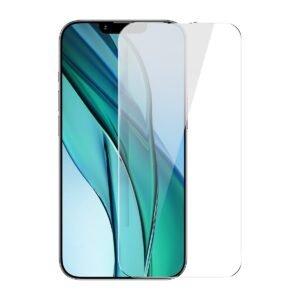 Baseus iPhone 14 6.1-inch All-glass Tempered Glass Film 0.3mm Transparent (2 Tempered Set)