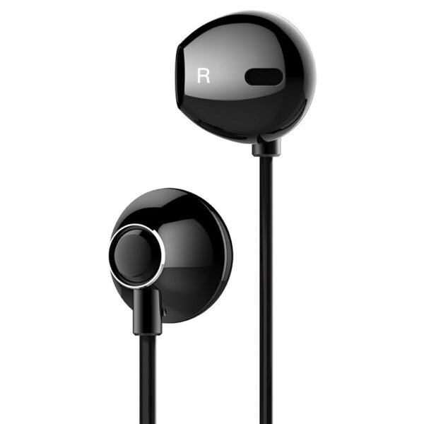 Baseus Encok H06 lateral Wired in-ear 3.5mm Earphone Black- NGH06-01