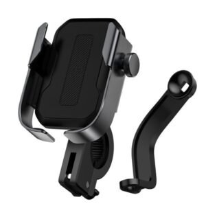 Baseus Armor Phone Holder for Motorcycles and Scooter – Black – SUKJA-01