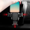 Baseus Wireless Charger Gravity Car Mount Phone Bracket Air Vent Holder + Qi Charger Black -WXYL-01 - Image 4