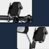 Baseus Armor Phone Holder for Motorcycles and Scooter – Black  – SUKJA-01 - Image 2