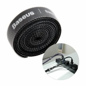 Baseus 1M Colourful Circle Velcro strap Black – ACMGT-E01