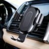 Baseus Wireless Charger Gravity Car Mount Phone Bracket Air Vent Holder + Qi Charger Black -WXYL-01 - Image 6