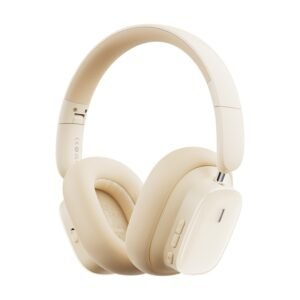 Baseus Bowie H1i Noise-Cancellation Wireless Headphones Stellar White – A00050402223-00