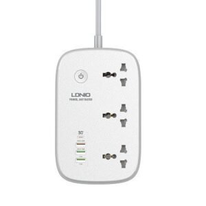 LDNIO WIFI Smart Universal Power Strip 3 Outlets+1 PD+1QC 3.0 + 2 Auto-ID High Output Power Socket Switches Extension UK Pin – SCW3451
