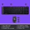 Logitech MK220 Wireless Keyboard & Mouse Combo - Black - Image 3