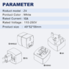 LDNIO Z4 Universal Plug Adapter - Image 6