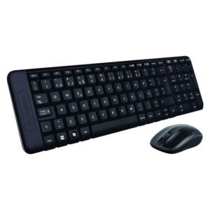 Logitech MK220 Wireless Keyboard & Mouse Combo – Black