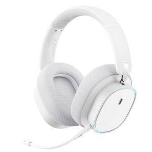 Baseus AeQur GH02 Gaming Wireless Headphones – Moon White