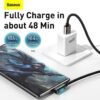 Baseus 1m 66W Legend Series Elbow Fast Charging Cable - USB to Type-C - Image 7