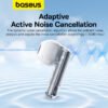 Baseus Bowie M3 ANC True Wireless Earphones - Moon White - Image 6