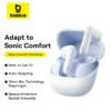 Baseus Bowie M3 ANC True Wireless Earphones - Moon White - Image 7