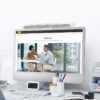 Baseus Refreshing Monitor Clip-On & Stand-Up Desk Fan - White - Image 4