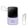 Baseus Qpow Pro 10000mAh 22.5W Digital Display Fast Charge Power Bank Type-C - Purple