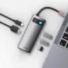 Baseus Star Joy Series  5-in-1 Multifunctional Type-C Hub Docking Station - Gray - Image 6