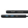 Baseus Lite Series  6 in 1 Type-C Hub Docking Station – Black - Image 3