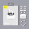 Baseus SIMU S1 Wireless Earphones - White - Image 4