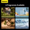 Baseus Wisdom Car Smart Dual-port Atomized Aromatherapy Diffuser - Image 8