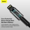 Baseus Tungsten Gold 20W PD 1M Fast Charging Data Cable Type-C to Lightning - Black - Image 9