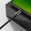 Baseus Tungsten Gold 20W PD 1M Fast Charging Data Cable Type-C to Lightning - Black - Image 6