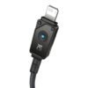Baseus Unbreakable Series 1m USB to Lightning 2.4A Fast Charging Data Cable  – Cluster Black - Image 3