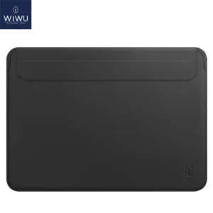 WIWU 12 Inch Skin Pro II Leather Sleeve - Black