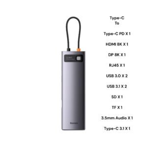 Baseus 12-in-1 Star Joy Series Multifunctional Type-C HUB