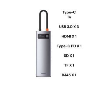 Baseus Star Joy Series 8-in-1 Multifunctional Type-C HUB Docking Station