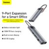 Baseus Metal Gleam Series 9-in-1 Hub - Image 5