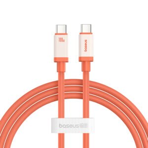 Baseus 0℃ Series 100W 1m Type-C to Type-C Fast Charging Data Cable - Canyon Coral