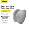 Baseus ComfortRide Series Car Lumbar Pillow - Gray - Image 7