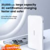 UGREEN 20W 20000mAh Fast Charging Power Bank - White - Image 4