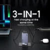 UGREEN Nexode Pro 100W GaN 3-Port Fast Charger with 100W Cable - Image 6