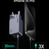 UGREEN Nexode Pro 100W GaN 3-Port Fast Charger with 100W Cable - Image 5