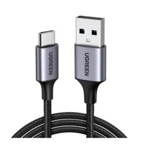 UGREEN 3A Max 1m USB to Type-C Fast Charging Cable - Black