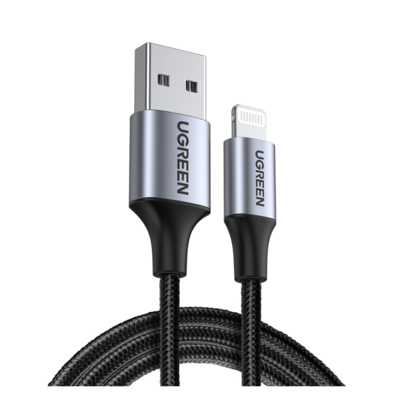 UGREEN 2.4A 1m USB to Lighting Cable with MFI Certified