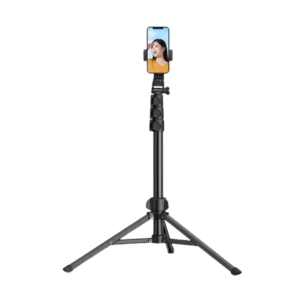 UGREEN 3-Section Foldable Aluminum Tripod Stand with Integrated Phone Mount