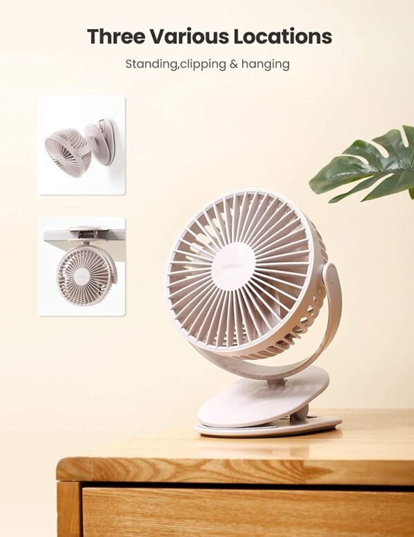 UGREEN Multifunctional Clip Type Rechargeable Fan - Image 10