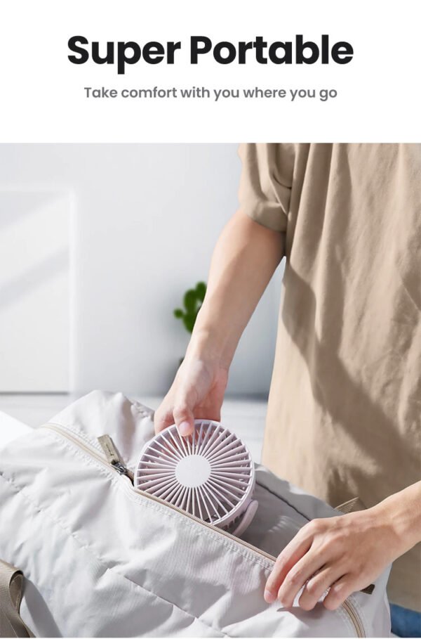 UGREEN Multifunctional Clip Type Rechargeable Fan - Image 7