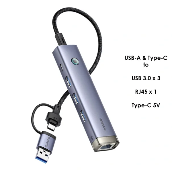 Baseus UltraJoy AIR Series 4-Port Type-c & USB HUB