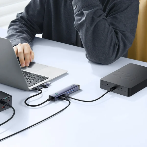 Baseus UltraJoy AIR Series 4-Port Type-c & USB HUB - Image 10