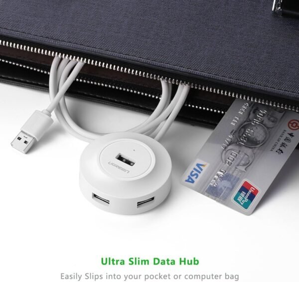 UGREEN 4 Ports USB to USB 2.0 HUB with 25cm Cable - Image 4