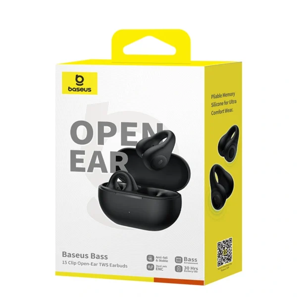 Baseus Bass 15 Clip Open-Ear True Wireless Earphones - Image 11